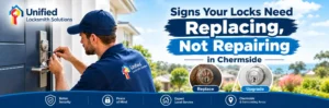 Signs Your Locks Need Replacing Not Repairing in Chermside – residential lock replacement and security upgrade by Unified Locksmith Solutions